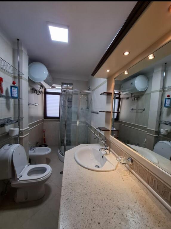 🏢In the Ali Demi area, after the 1Maji 9-Year School, a 2+1 furnished apartment is for rent. 65,000 Leke