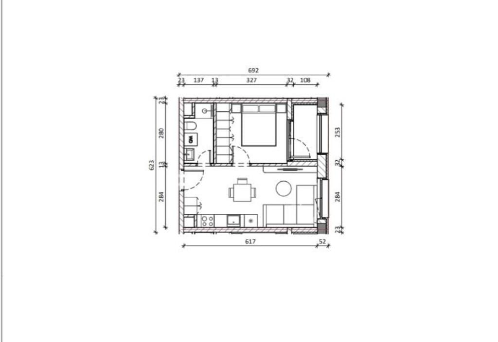 Appartamento 1+1+Balcone in Vendita a Ali Dem