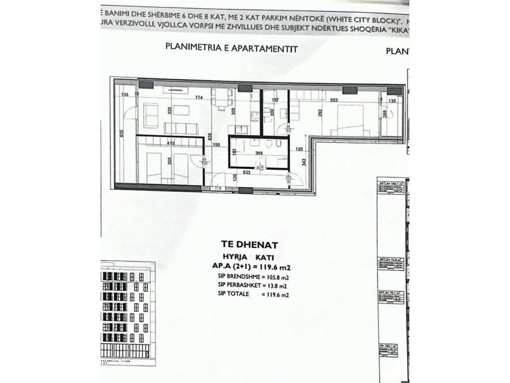 VENDIAMO APPARTAMENTO 2+1+2 PRESSO KIKA 2 – WHITE CITY BLOCK