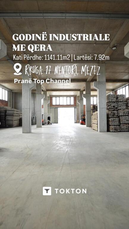 Tirana, Industrial Building for Rent, Floor 0, 1,141 m² 6,900 € (17 Nentori Street, Mezez)