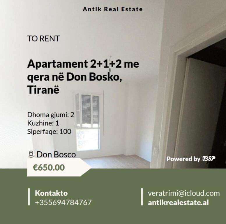 APARTMENT FOR RENT 2+1+2 IN DON BOSKO