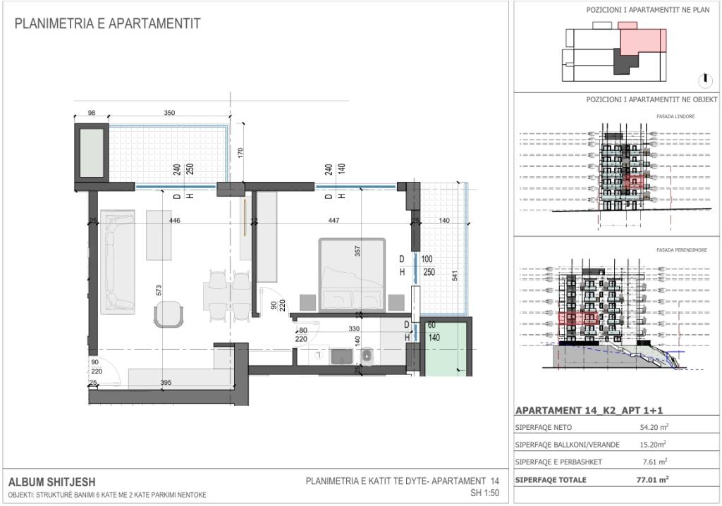 Shitet Apartament 1+1 , Sarande