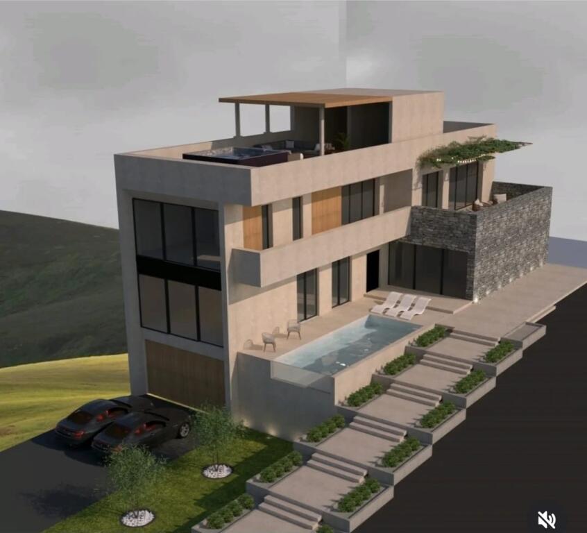 🏘Ville di lusso in vendita con vista mare, sulla collina di Golem, zona strutturata con residenze di ville di lusso