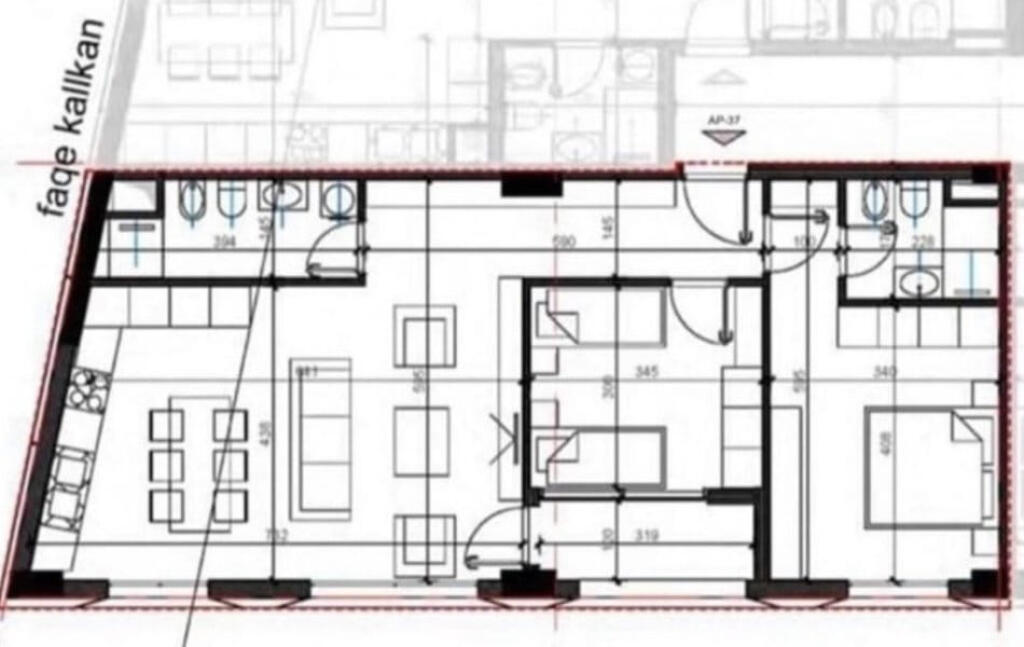 Appartamento in vendita 2+1 a Jordan Misja (ID B120699) Tirana​