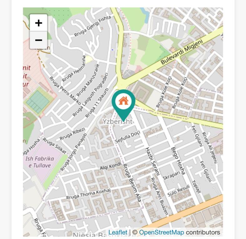 Appartamento 1+1 in vendita a Yzberisht, in Via Besim Alla a Tirana (ID 41111065)