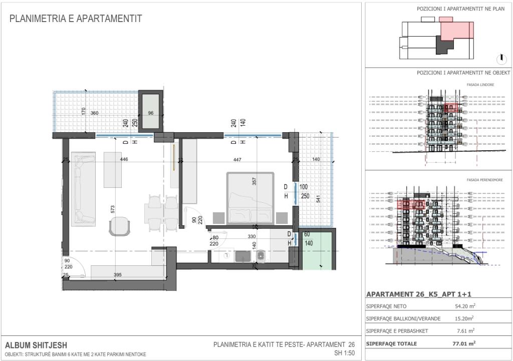 Apartment 1+1 , Sarande