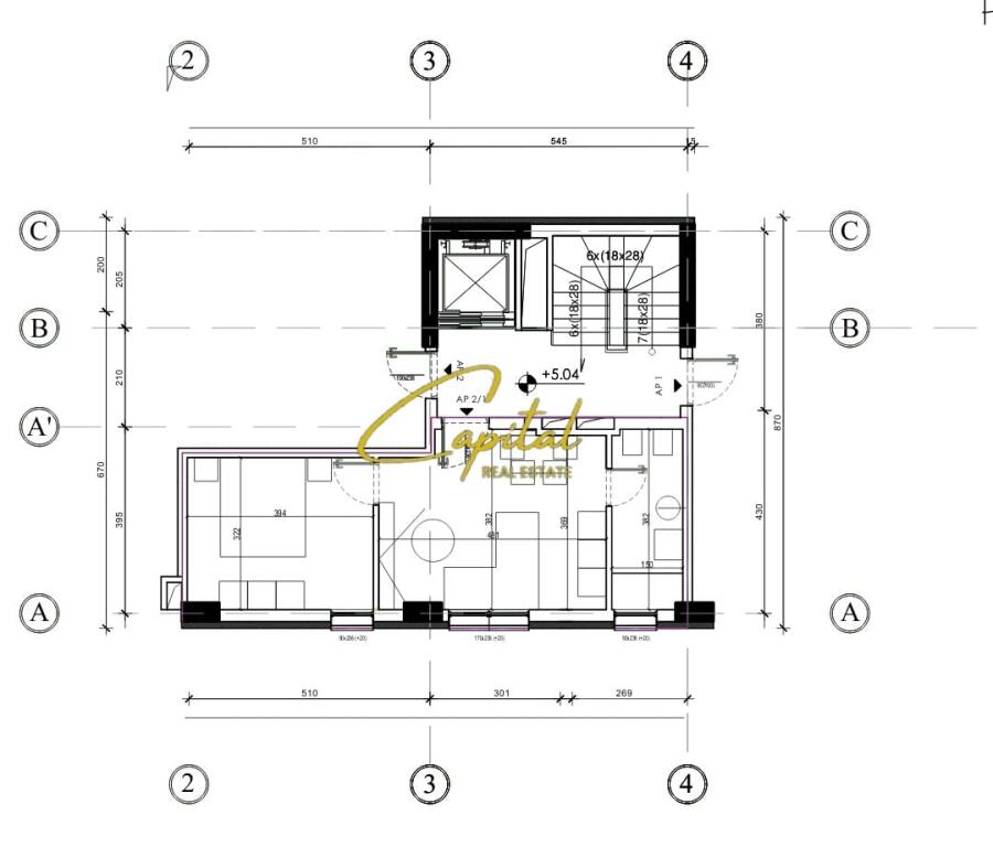 OFFICE FOR RENT 50 M2 KAVAJES STREET 1,200 EURO
