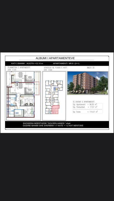 FOR SALE APARTMENT 2+1 PASKUQAN 131,200 EURO