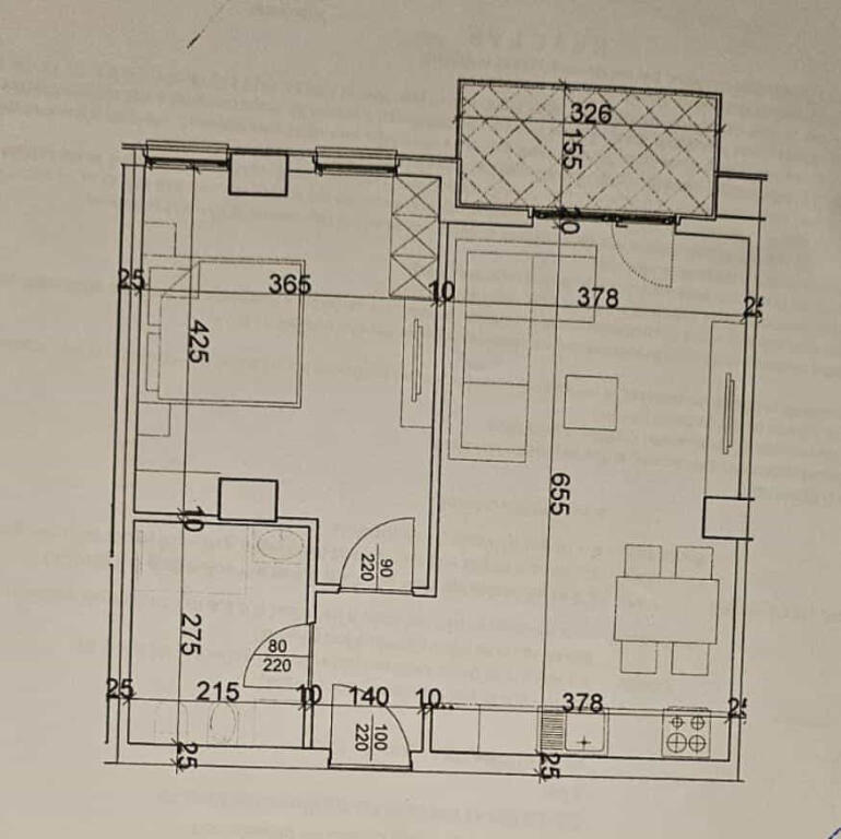 Apartament Ne Shitje 1+1 Tek Kompleksi Aura (ID B110469) Tirane