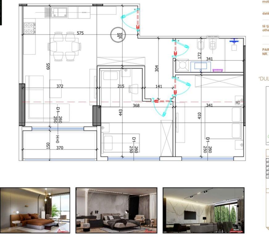 🏡 Në Shitje | Apartament në ndërtim 2+1 – Liburna Residence, Mali robit  💰 Totali: 105.600 €