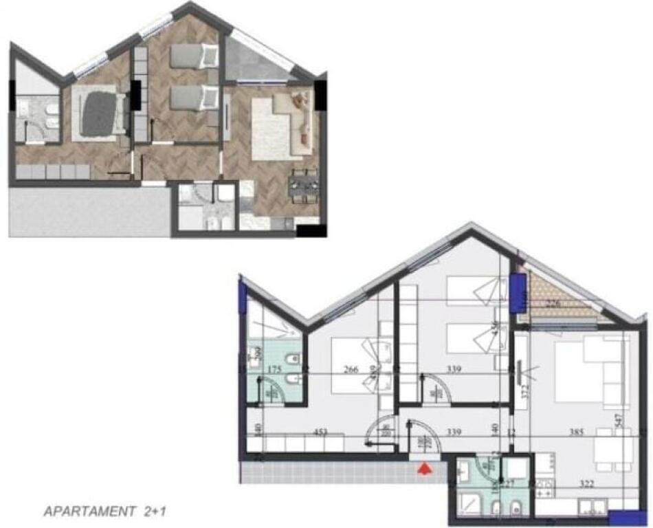 OCCASION COLONNADE RESIDENCE- APARTMENT 2+1+2 FOR SALE