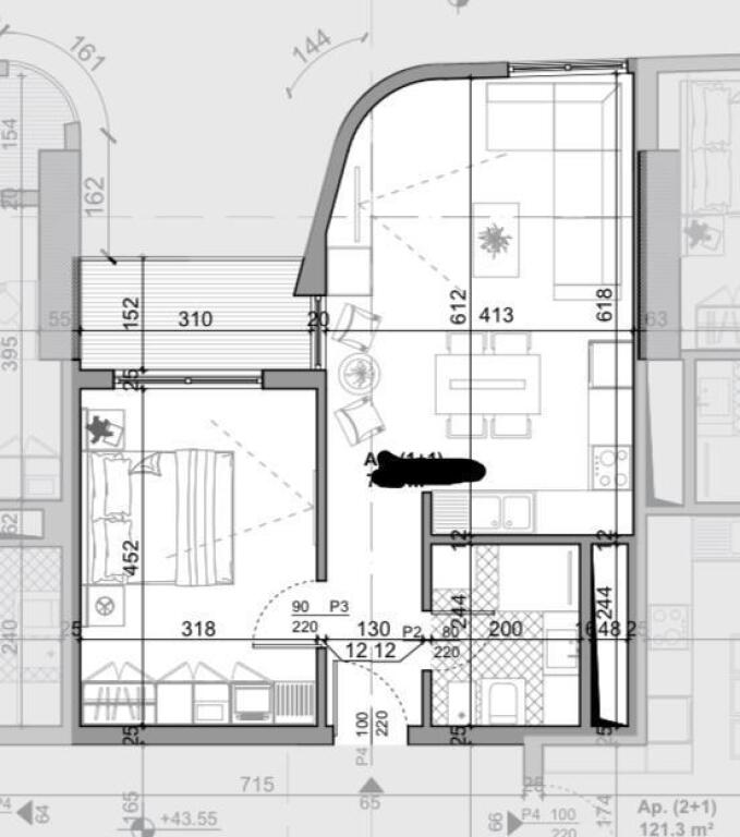 OCCASION TOWER IN CENTER- 1+1 APARTMENT FOR SALE AT BAZAAR GATE