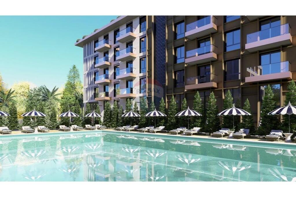 Super apartment 1+1 for sale at Residenca Palm Paradise, Qerret