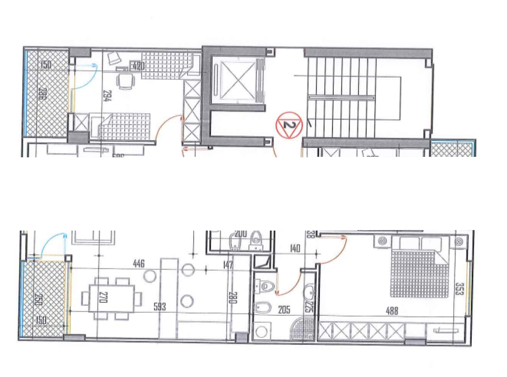Apartment 3+1+Parking Space for Rent at Tirana Train Station