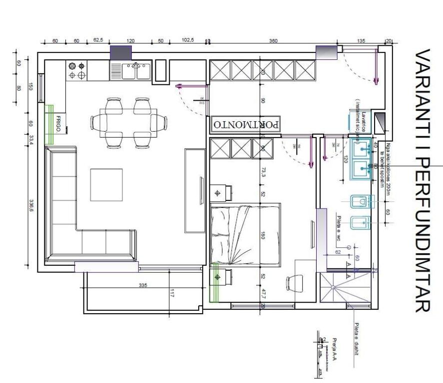 Apartment 1+1 for sale at Cabej Buildings, Misto Mame