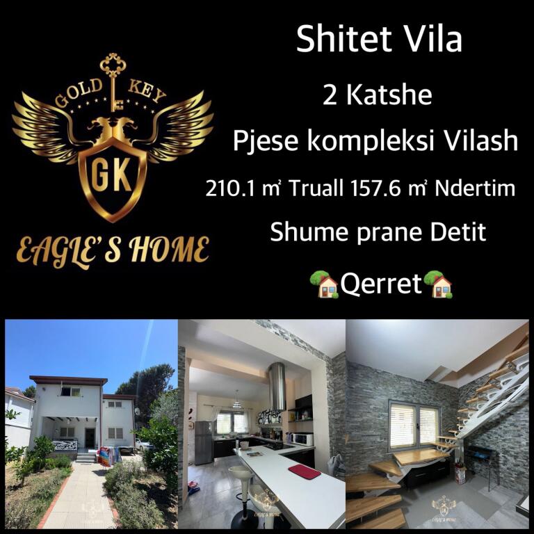 VILLA IN VENDITA 2 piani MOLTO VICINO AL MARE  📍 Indirizzo: QERRET