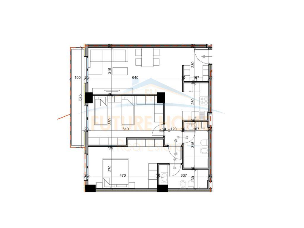 For sale, Apartment 2+1+2, Paskuqan.