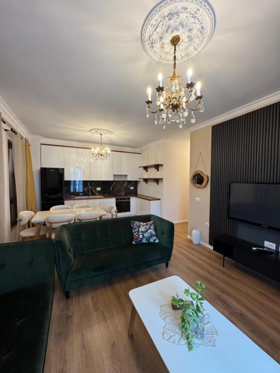 SUPER APARTMENT FOR RENT 2+1+2 AND PARKING ON XHANFIZE KEKO STREET, TIRANA