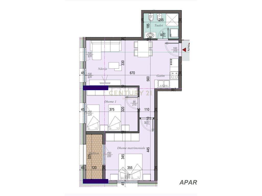 🏡 2-Bedroom Apartment for Sale | “Tirana Entry 2” – Ish-Dogana, Tirana