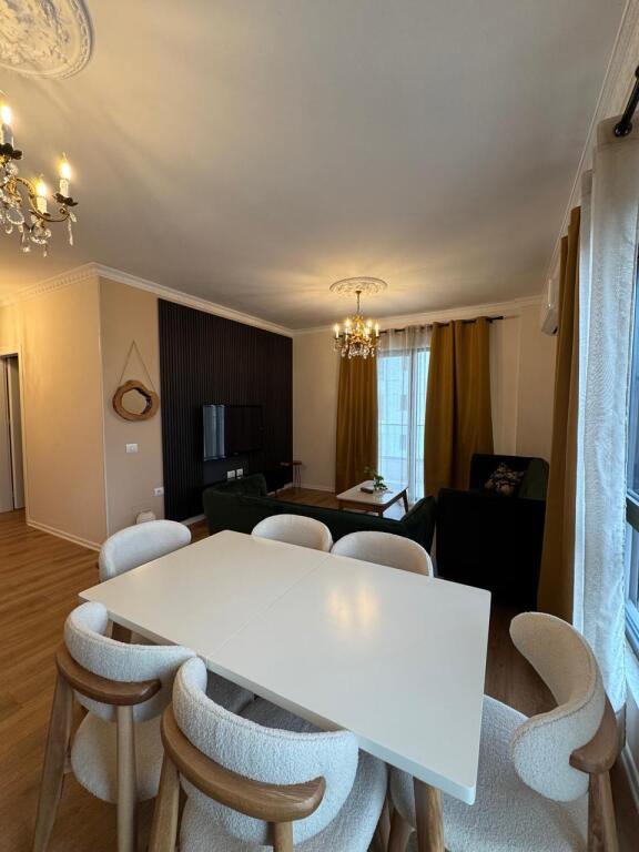 SUPER APARTMENT FOR RENT 2+1+2 AND PARKING ON XHANFIZE KEKO STREET, TIRANA