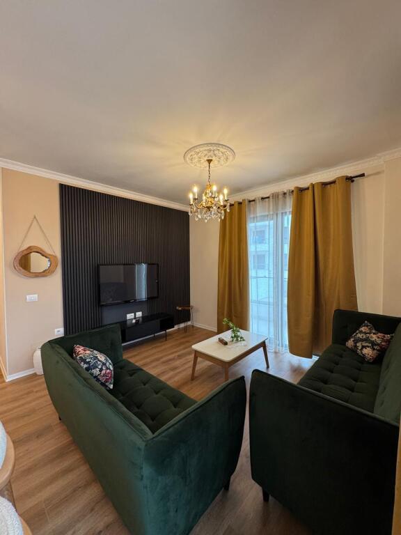 SUPER APARTMENT FOR RENT 2+1+2 AND PARKING ON XHANFIZE KEKO STREET, TIRANA