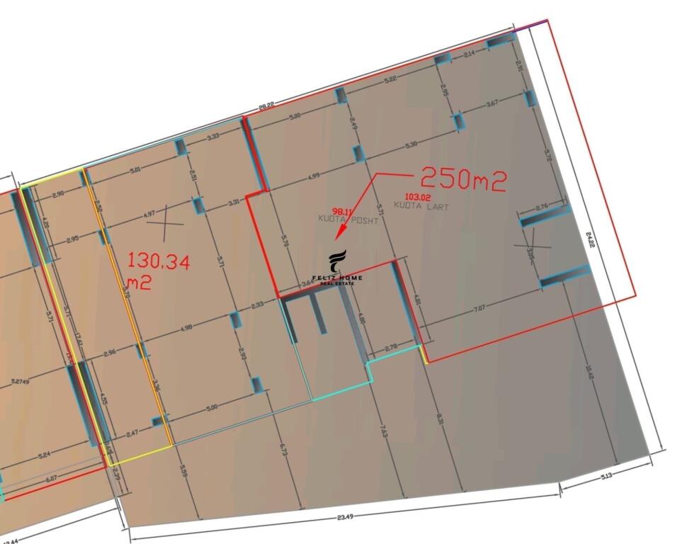 DYQAN ME QERA 250 M2 BULEVARDI I RI 3000 EURO