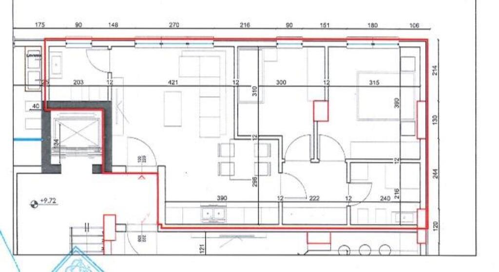 Apartment 2+1+2 for sale Elbasan Street 157,000 euros