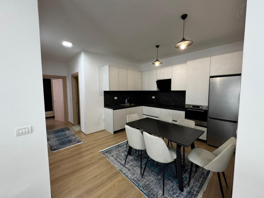 In the Don Bosko area, near Market Star, a furnished 2+1+2 apartment with parking space is for rent. 800 Euro