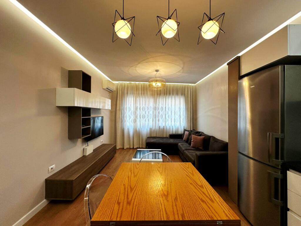 Modern 1+1 apartment for rent in Astir, Tirana, near the "Ales 2" Complex