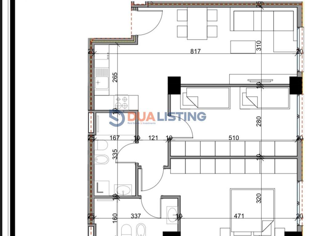 Shesim apartament 2+1+2 tek Kompleksi Aluna ne Paskuqan! Kati 0