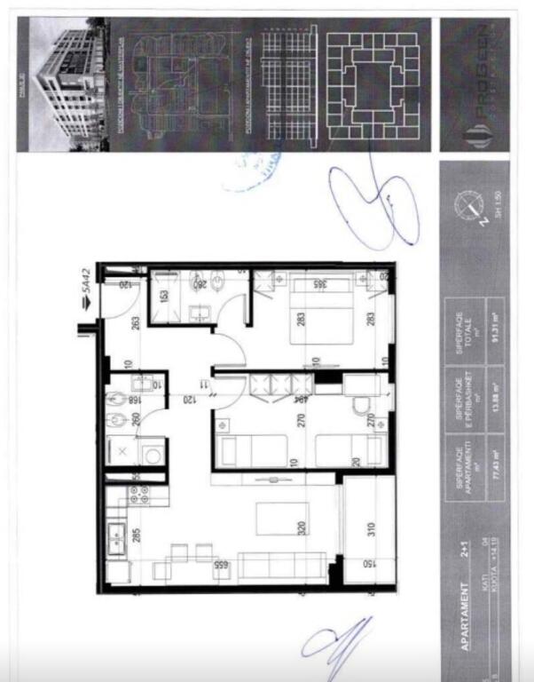 Apartament 2+1 për Shitje – Univers City