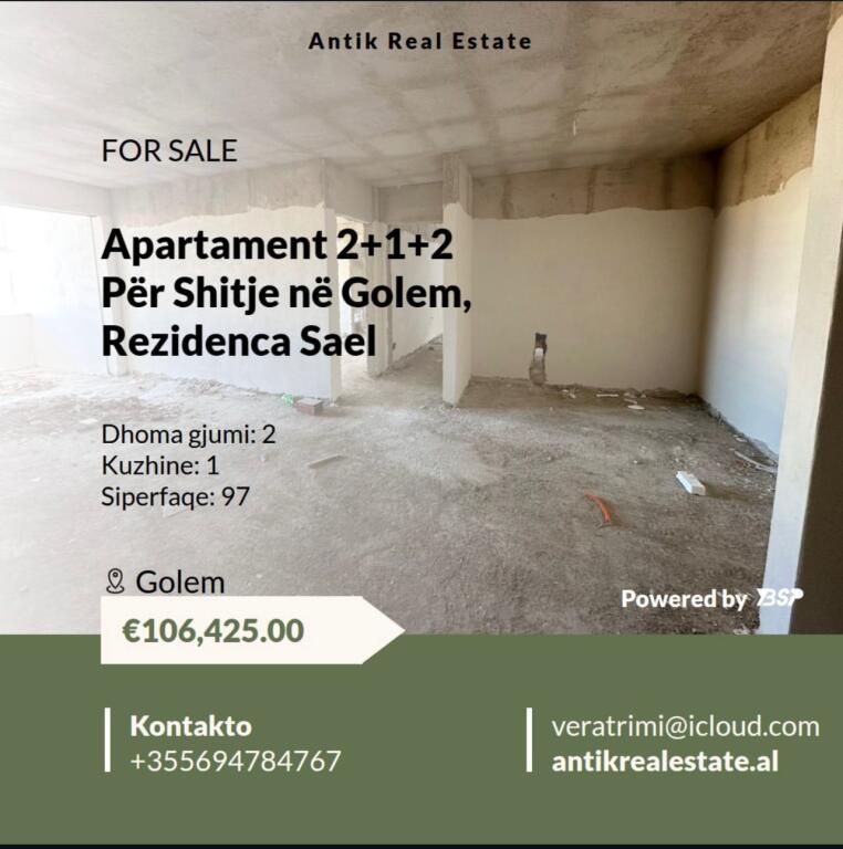 APPARTAMENTO IN VENDITA A GOLEM 2+1+2 RESIDENZA SAEL