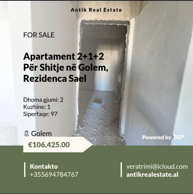 APPARTAMENTO IN VENDITA A GOLEM 2+1+2 RESIDENZA SAEL