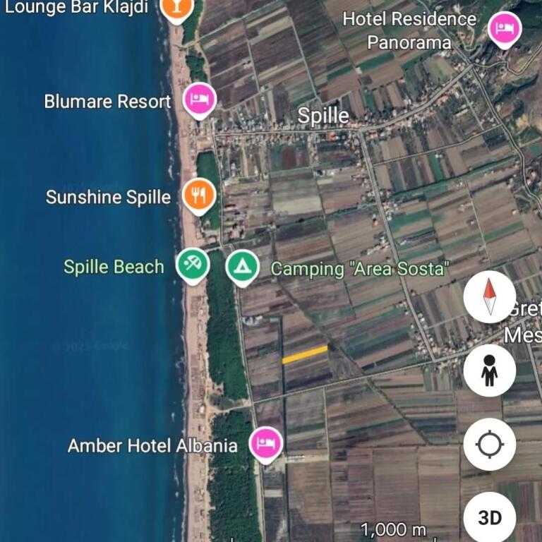 🌊LAND for INVESTMENT in Spille – second line, about 200 m from the beach, strategic position! where the sea, nature, and development meet!