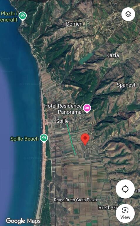 Spille, Land for sale, by the road, 200 m from the main road