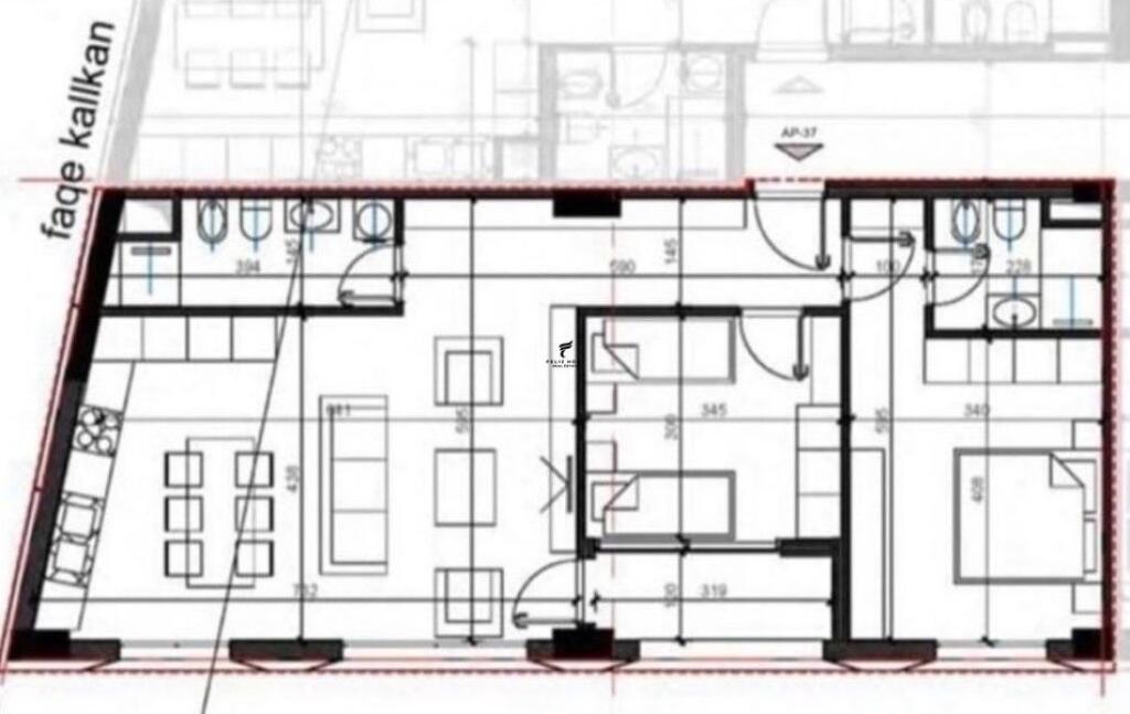 APARTAMENT NE SHITJE 2+1 BULEVARDI I RI 160.000 EURO