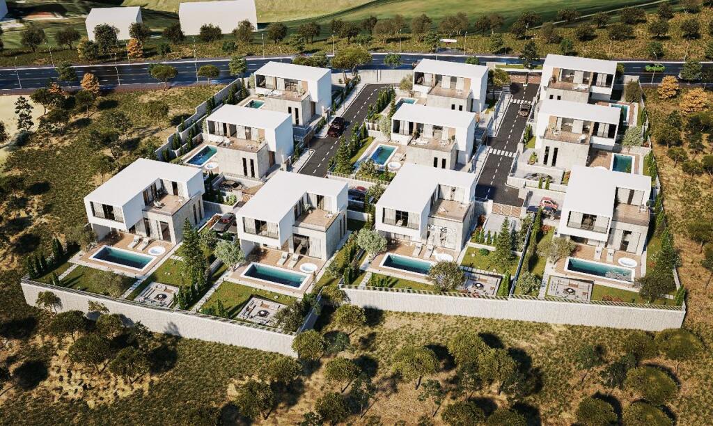Villa 3+1+3 with swimming pool For Sale in Farkë, Milord Residence