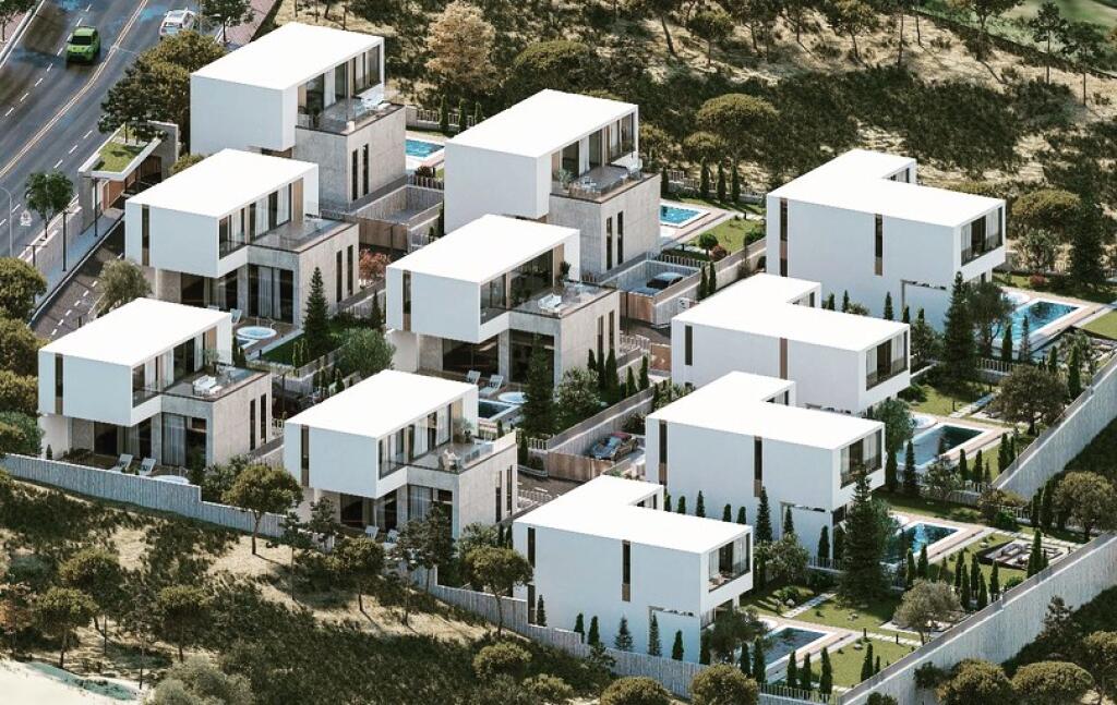 Villa 3+1+3 with swimming pool For Sale in Farkë, Milord Residence