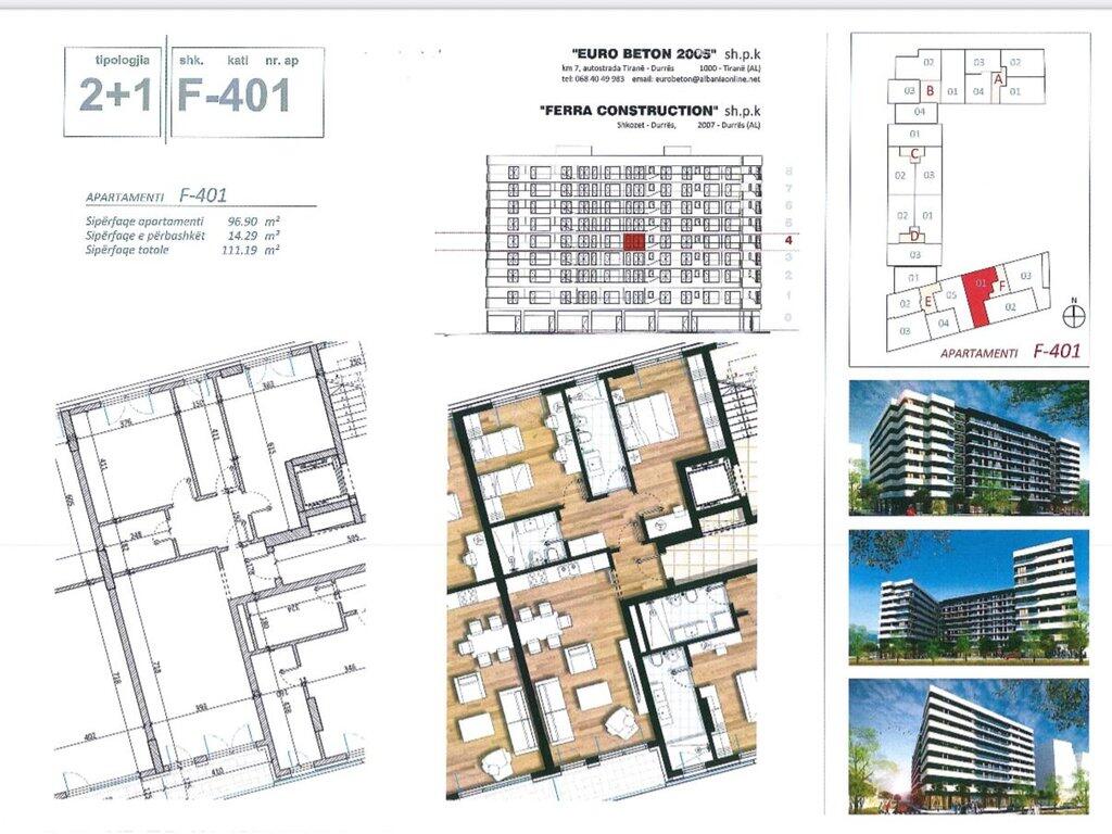 Apartment 2+1 For Sale in Don Bosko, Residenca Parallel Living !
