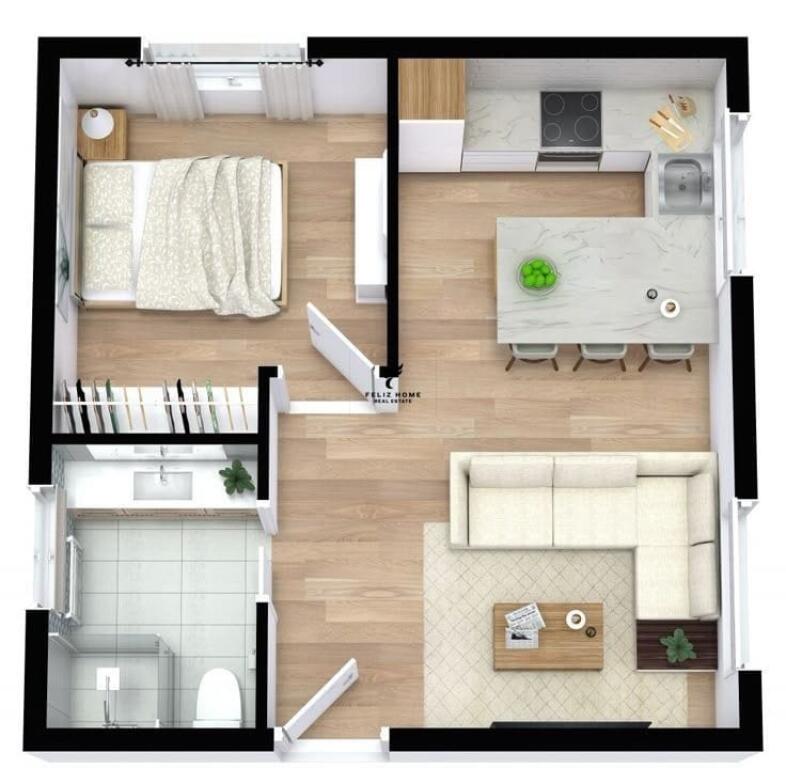 APARTMENT FOR SALE 1+1 KODRA E DIELLIT 75,000 EURO