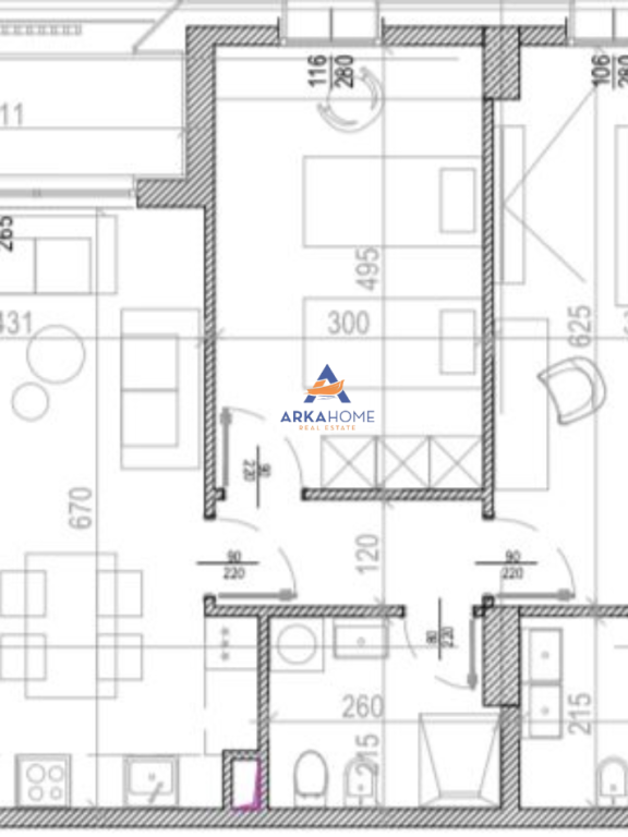 SHITET APARTAMENT 2+1+BALLKON "TIRANA RIVERSIDE , RRUGA E KAVAJES" 230.584 EURO