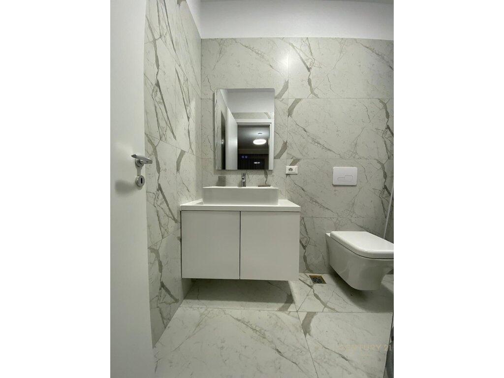 🏢 For Rent: 2+1+2 Apartment near Former Train Station – Beginning of New Boulevard (Blv. i Ri)  📍 Strategic location in one of Tirana’s most connected areas, with immediate access to main roads and just steps from the New Boulevard.  📐 Total area: 94 m² 🏢 Floor: 4th in a new 8-story building with elevator 🛋 Modern furnishing – exactly as shown in photos!  🛏 Apartment Layout: ▪ Living area + open kitchen ▪ 2 bedrooms ▪ 2 bathrooms (one with natural ventilation) ▪ 1 balcony ▪ Central hallway  🚗 Dedicated parking space – available for an additional 5,000 ALL/month  🔒 Quiet, safe, and family-friendly environment 🐾 Pets are not allowed ✅ Families preferred 📦 Available immediately  📞 For more information or to schedule a viewing, contact us at: 📲 0685000221