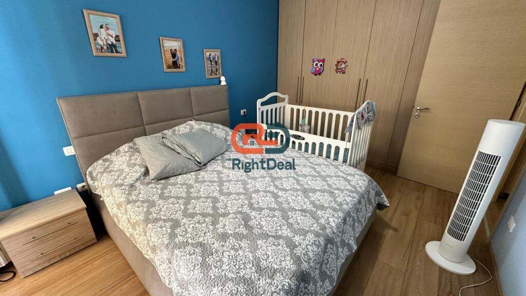 At 21 Dhjetori, Kontakt Complex Apartment 1+1 With Regular Floor Plan For Sale !!