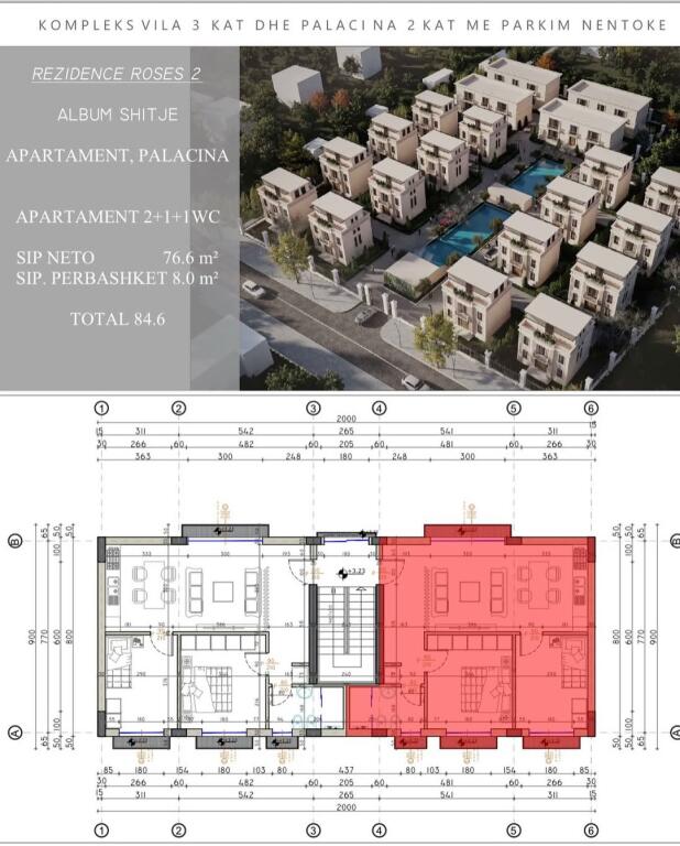 Financing without collateral‼️Apartment and Villa for sale Roses Residence📍Farke