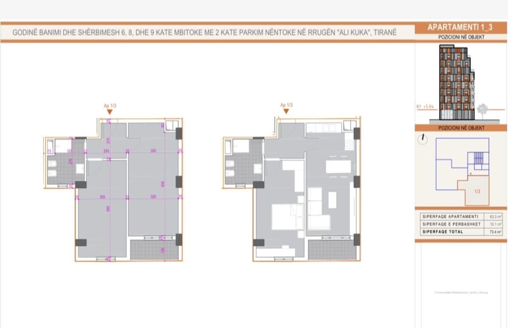 FOR SALE APARTMENT 1+1 JORDAN MISJA 139,500 EURO