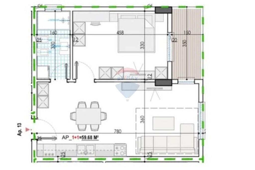 APPARTAMENTO 1+1 IN VENDITA KAMEZ