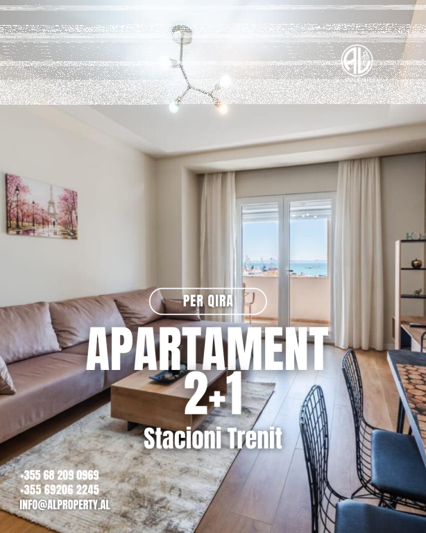 Apartment 2+1 for rent, Train Station-Durres.