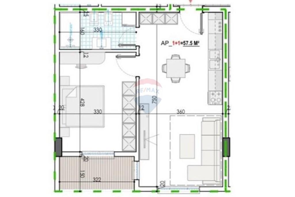 APPARTAMENTO 1+1 IN VENDITA KAMEZ