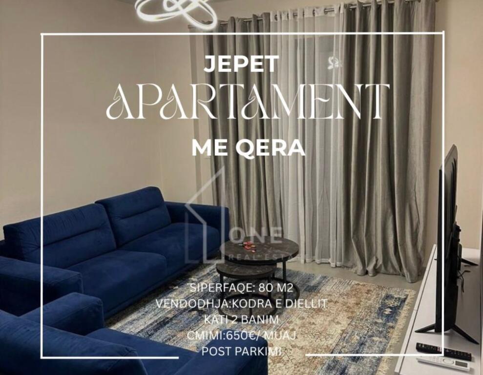 Apartament 1+1+garderob me qera