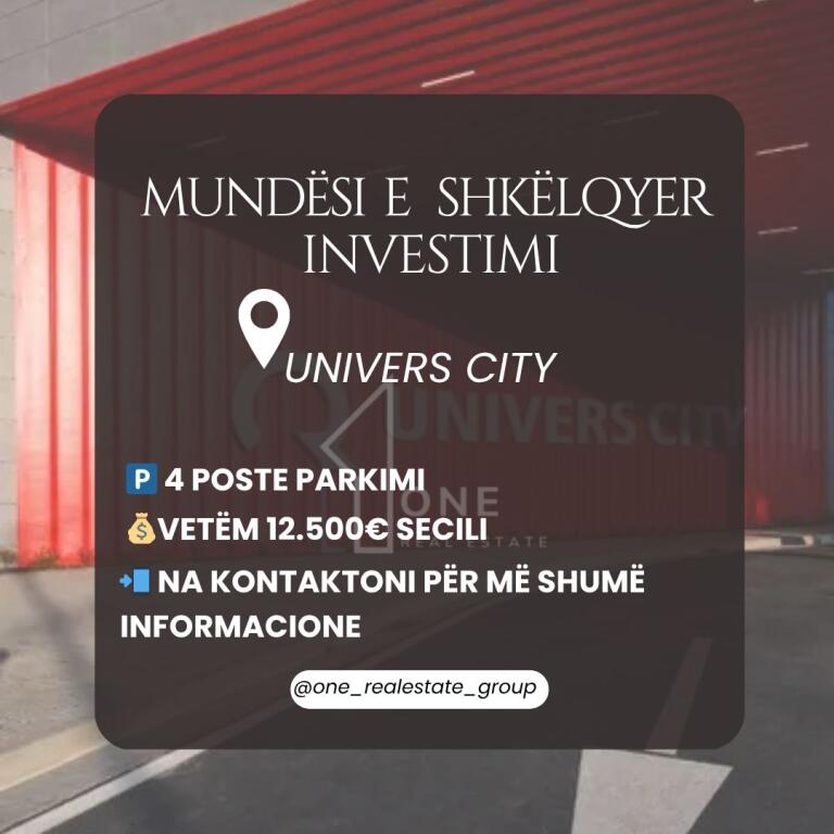 FOR SALE 4 PARKING SPACES. UNIVERS CITY.